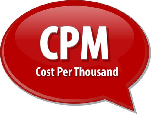 coût par mille impressions ou CPM